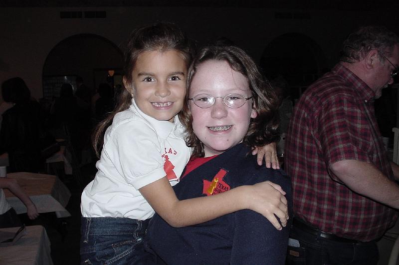 Marla and Steph at Recognition Dinner.jpg - 2001 - Texas Girls' Choir Appreciation Dinner - Marla & Stephanie